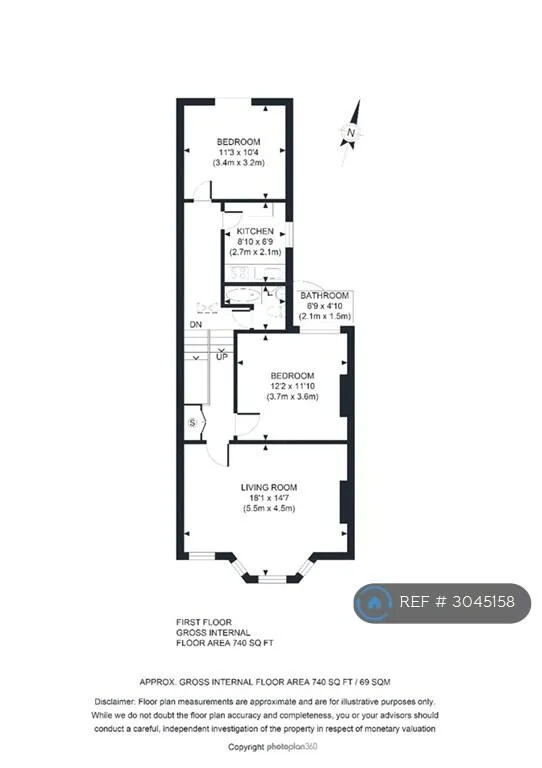2 bedroom flat for rent