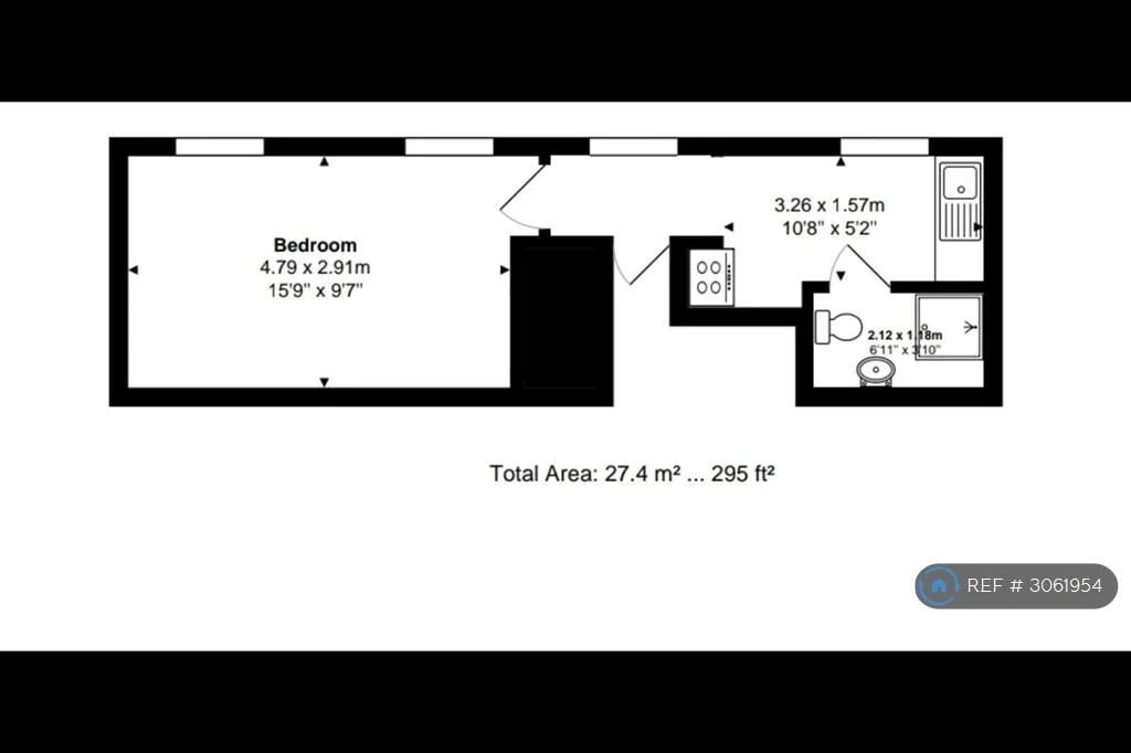 Studio flat for rent