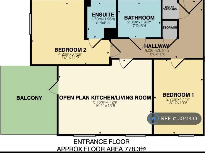 2 bedroom flat for rent