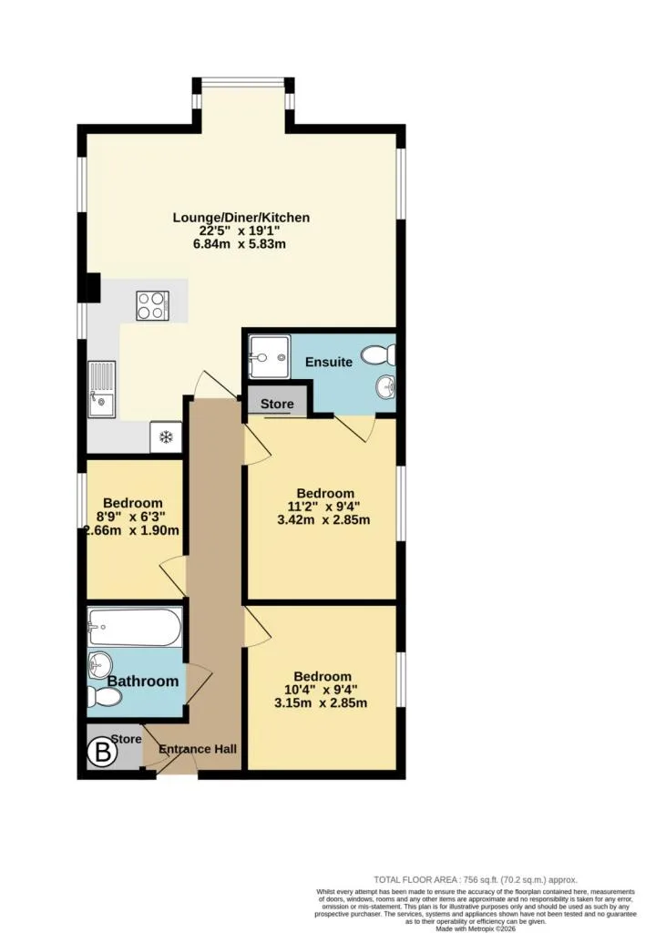 3 bedroom flat for rent