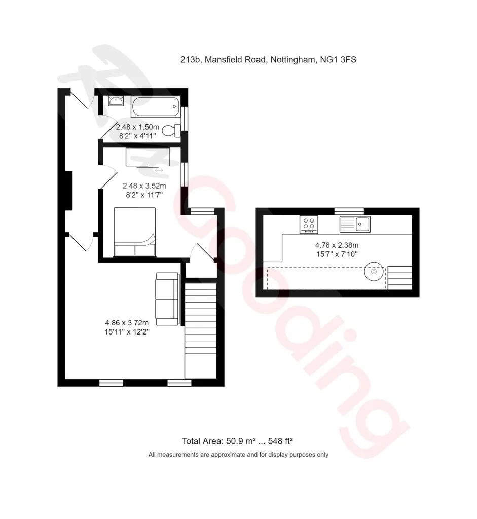 1 bedroom apartment for rent