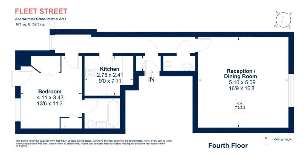 1 bedroom flat for rent