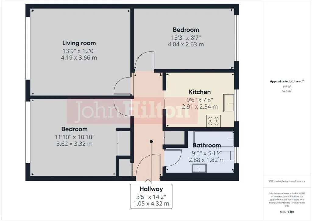 2 bedroom flat for rent