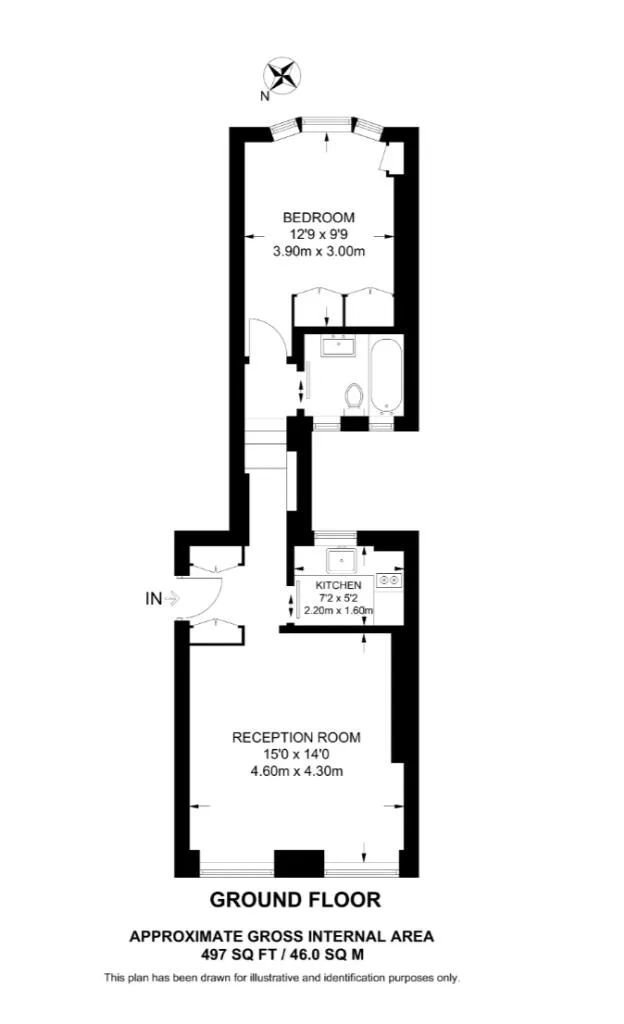 1 bedroom flat for rent