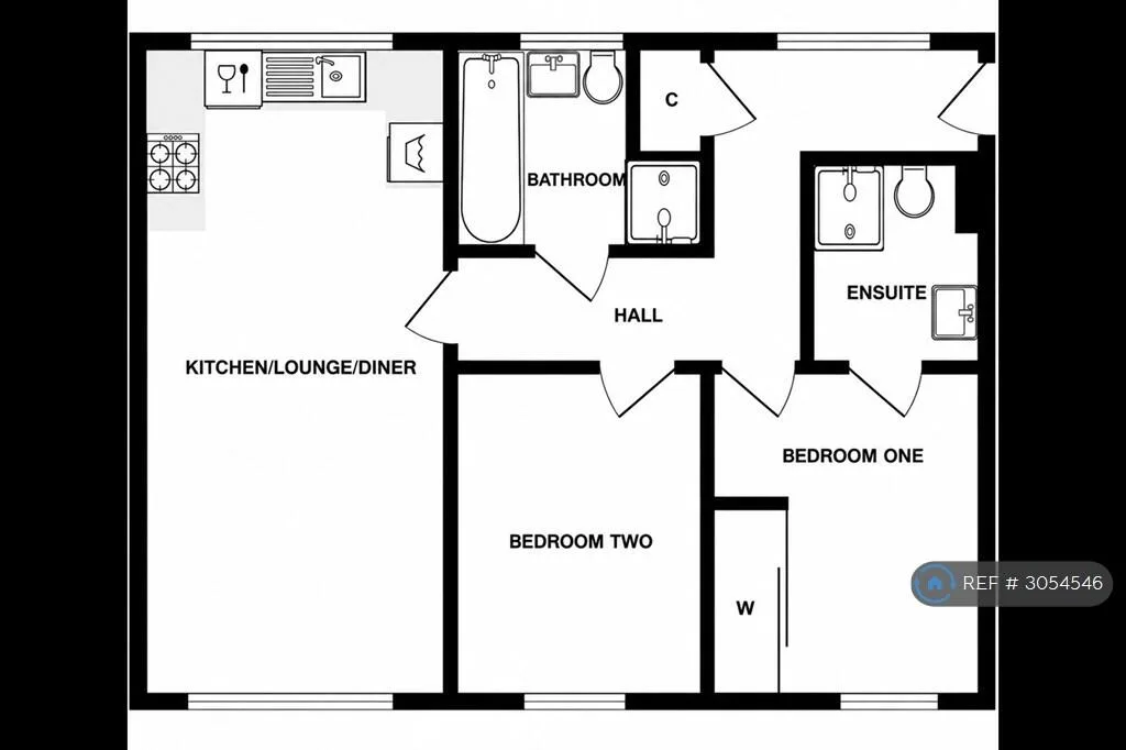 2 bedroom flat for rent