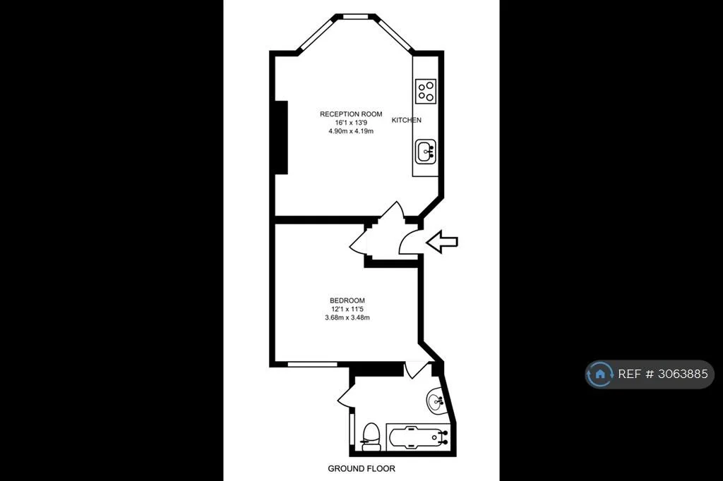 1 bedroom flat for rent