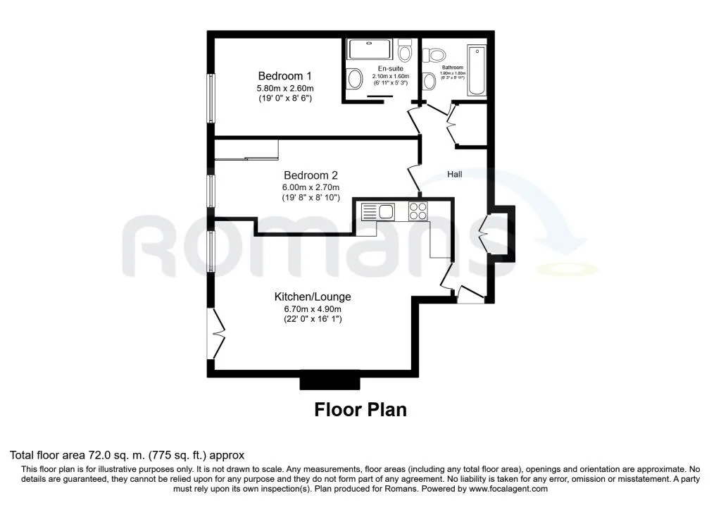 2 bedroom flat for rent