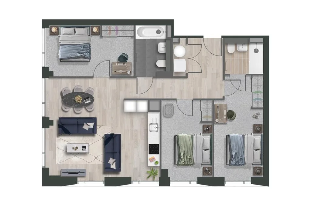 3 bedroom flat for rent