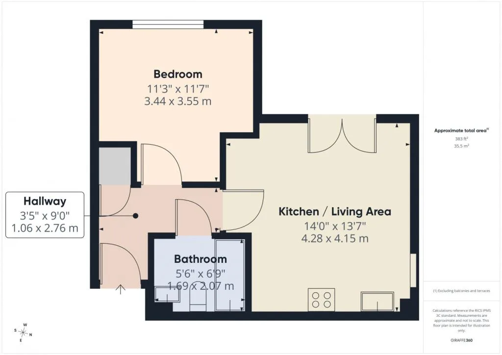 1 bedroom flat for rent