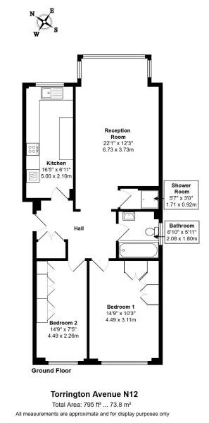2 bedroom flat for rent
