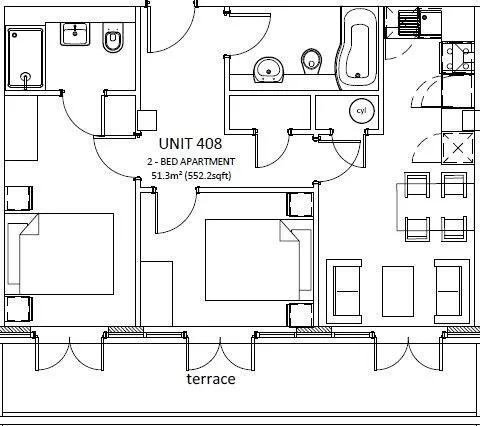 2 bedroom flat for rent