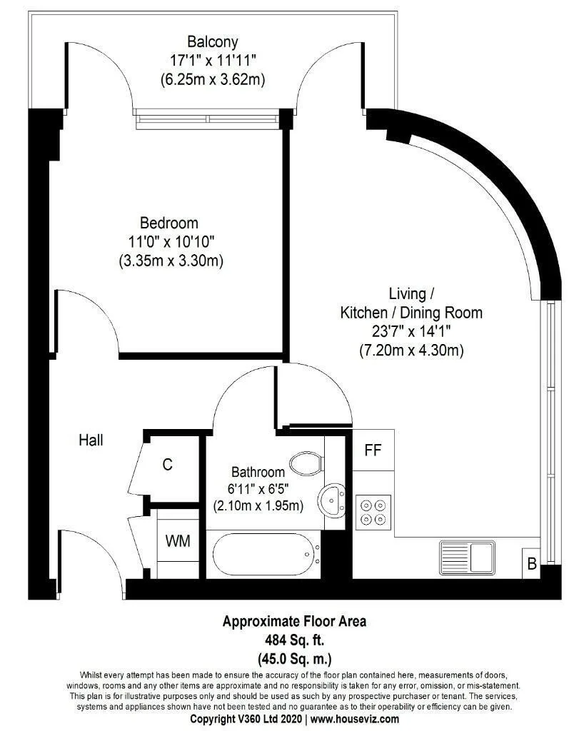 1 bedroom flat for rent