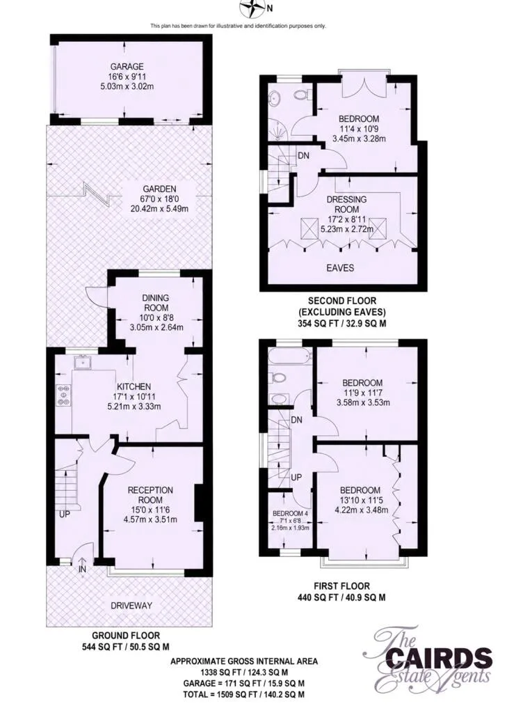 4 bedroom end of terrace house for rent