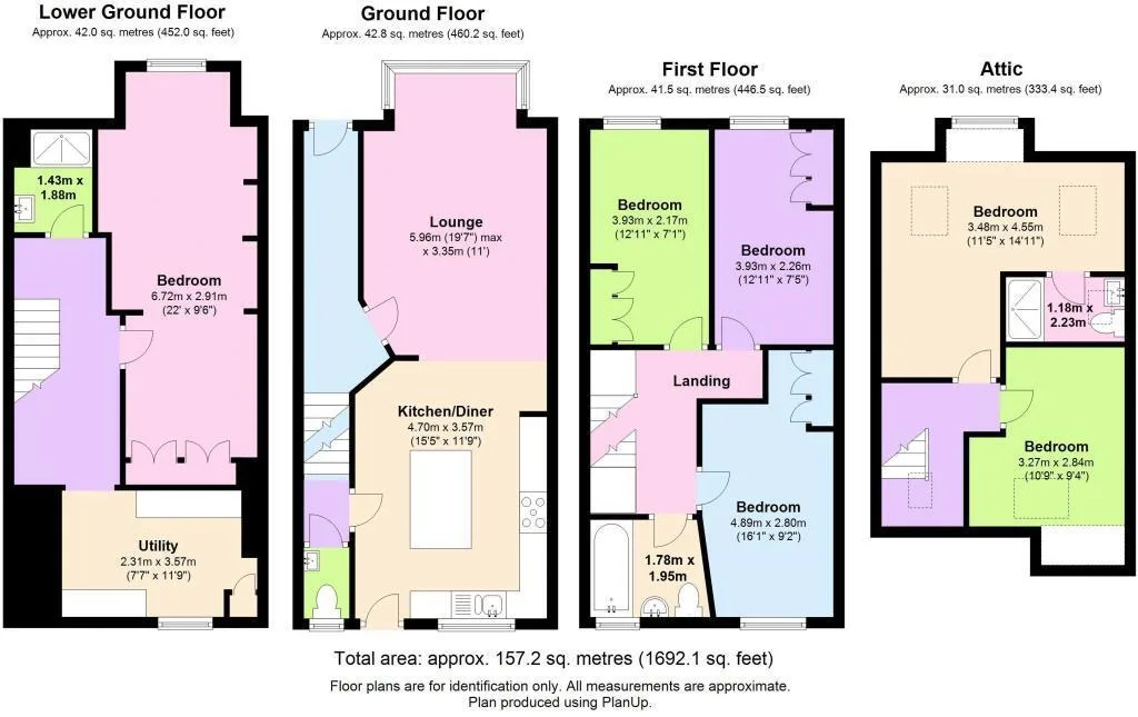 6 bedroom terraced house for rent