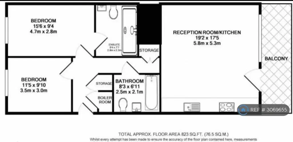 2 bedroom flat for rent