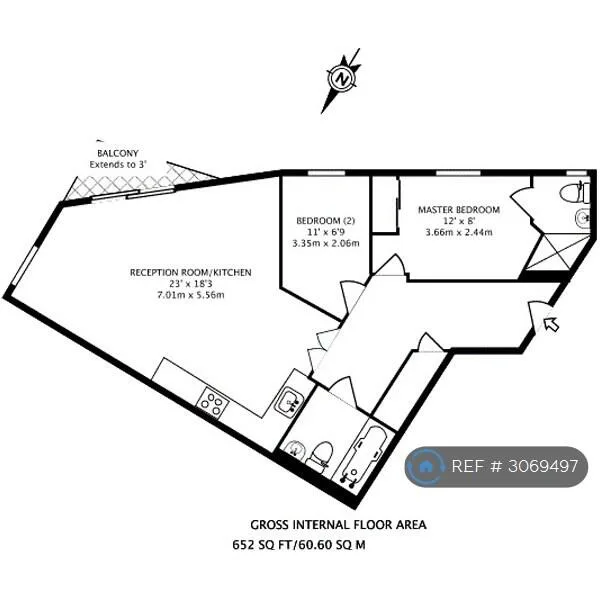 2 bedroom flat for rent