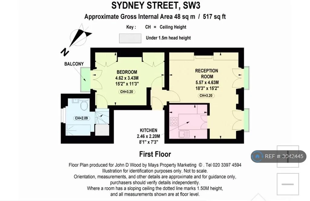 1 bedroom flat for rent