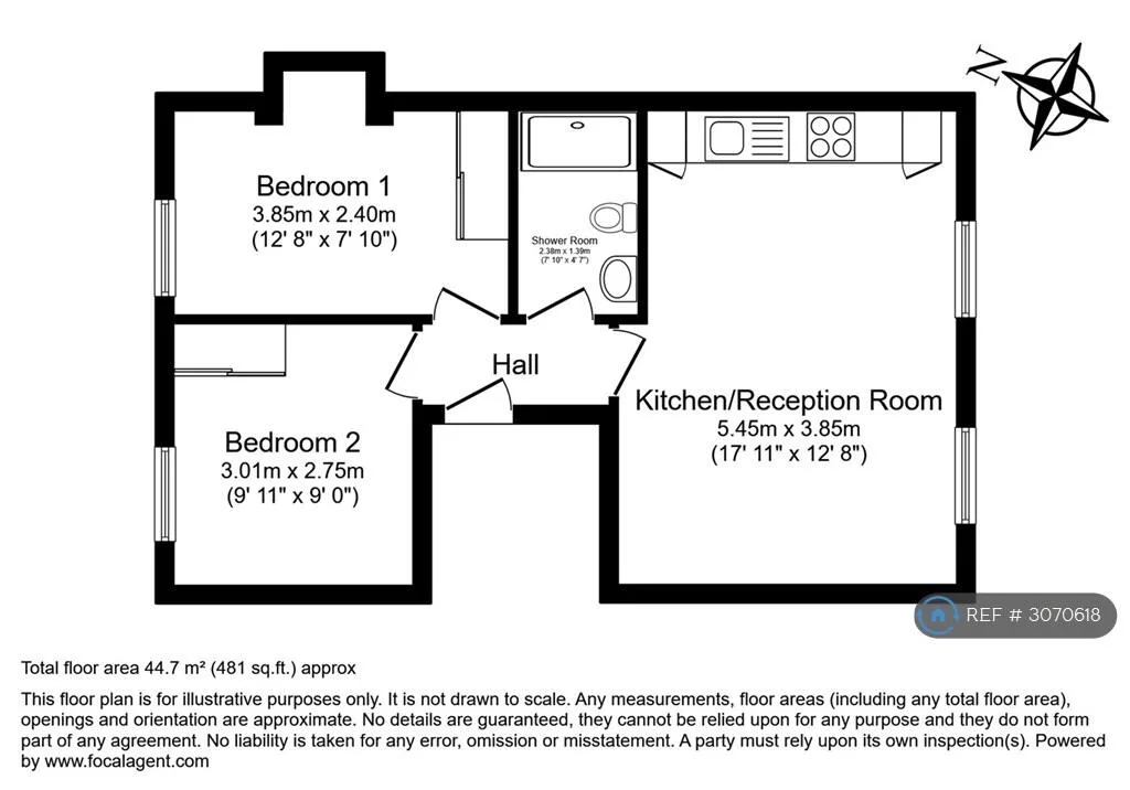 2 bedroom flat for rent