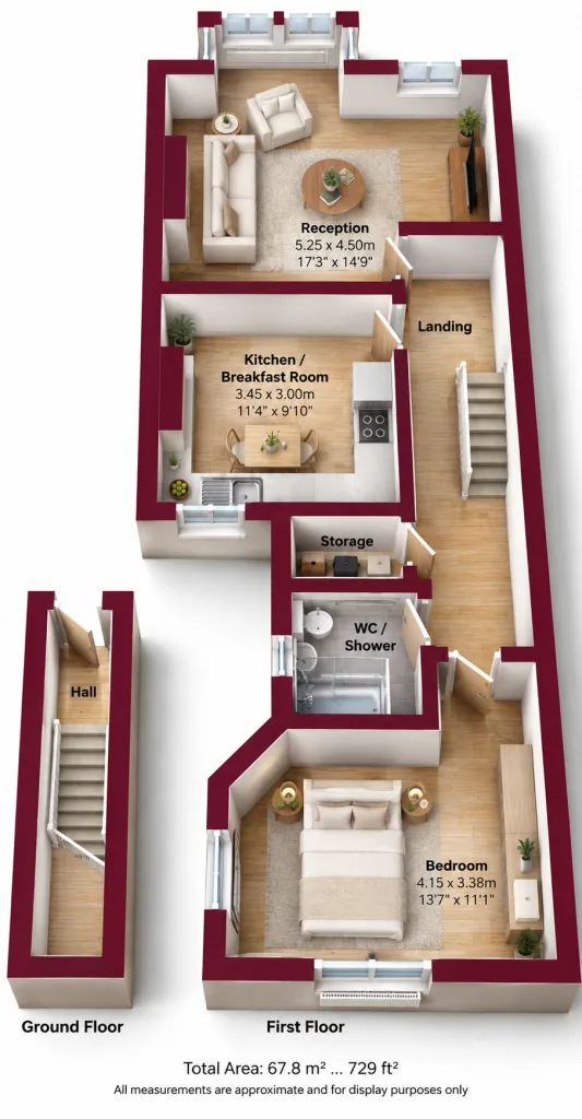 1 bedroom flat for rent