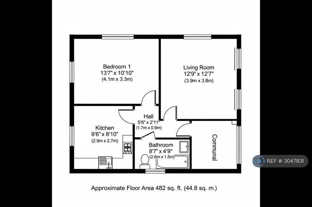1 bedroom flat for rent
