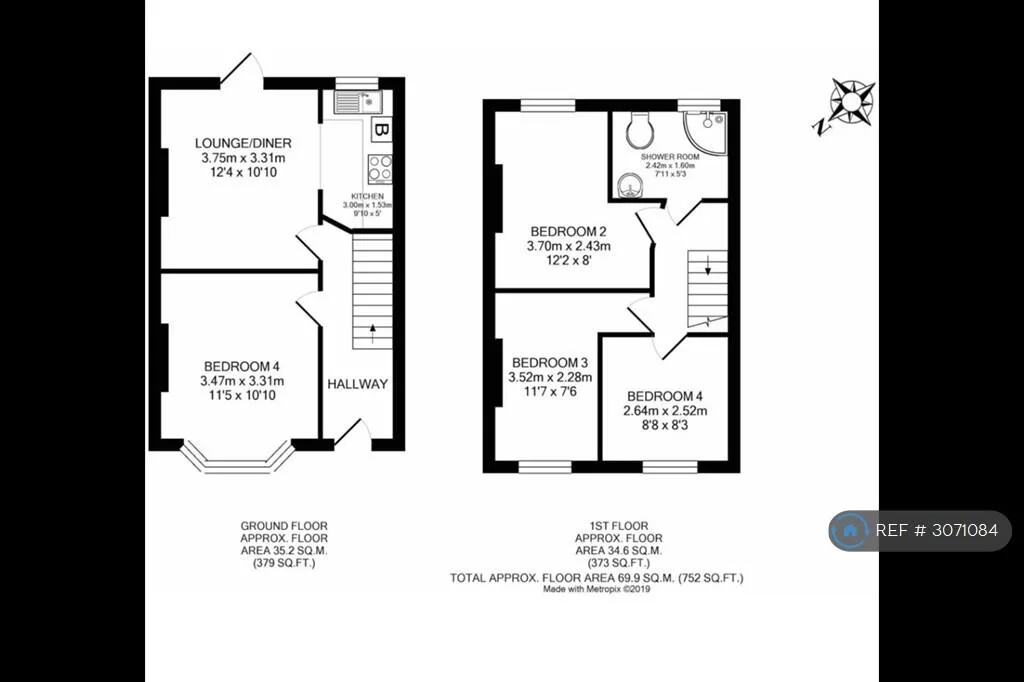 4 bedroom terraced house for rent