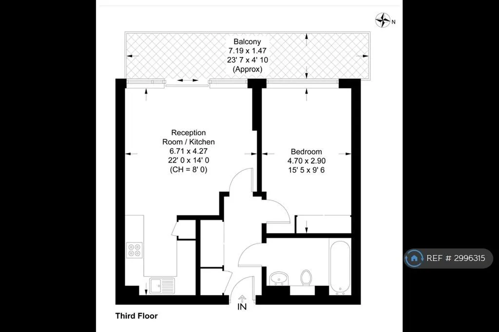 1 bedroom flat for rent
