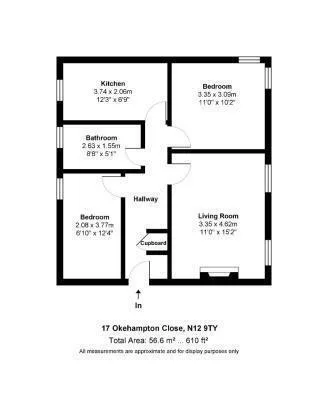2 bedroom ground floor flat for rent