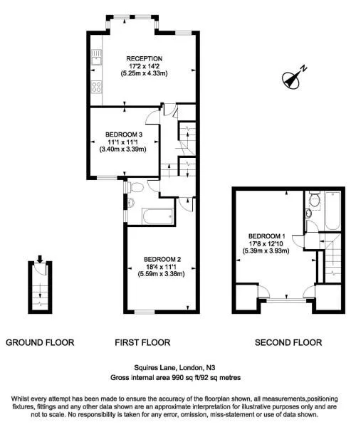3 bedroom flat for rent