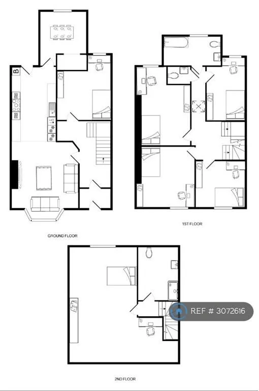 7 bedroom terraced house for rent
