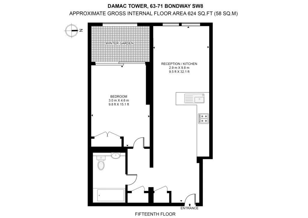 1 bedroom flat for rent