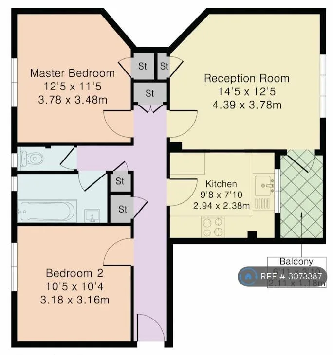 2 bedroom flat for rent