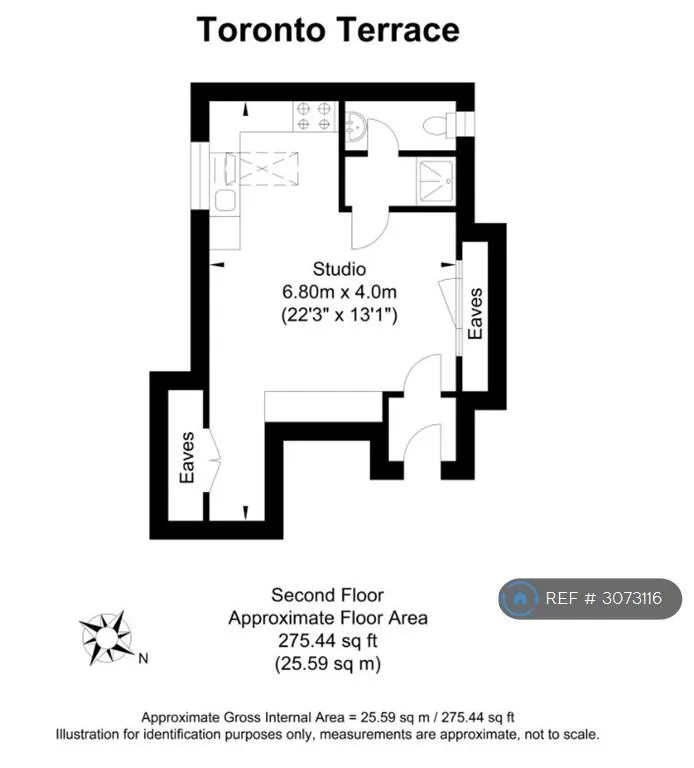 Studio flat for rent