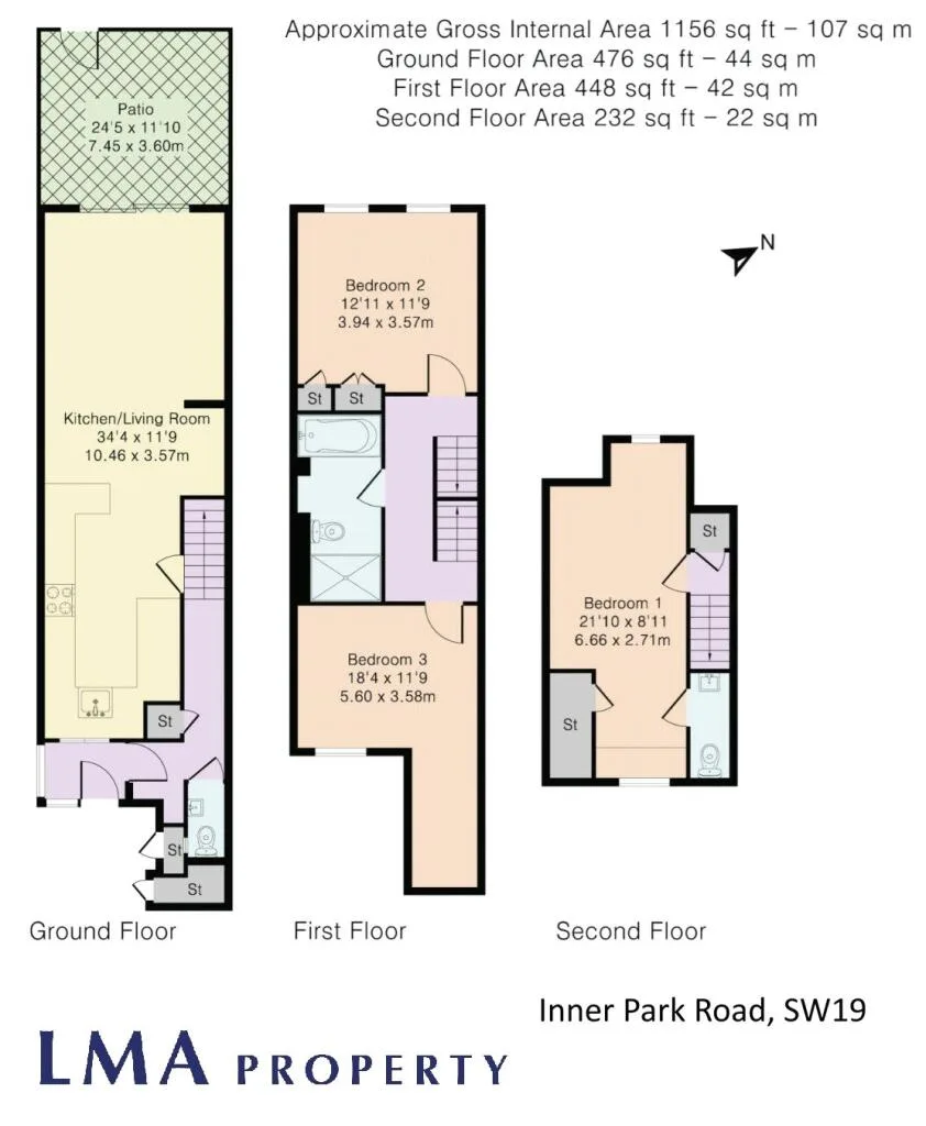 3 bedroom terraced house for rent