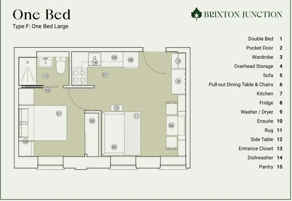 1 bedroom apartment for rent