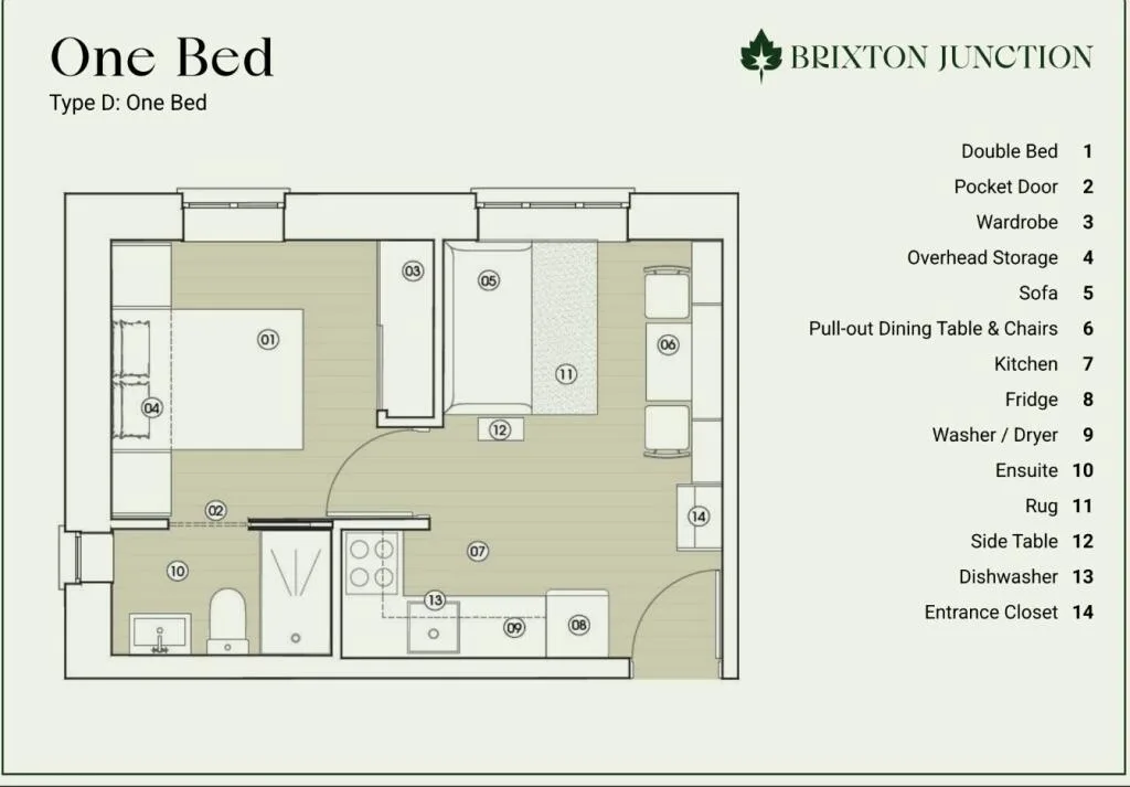 1 bedroom apartment for rent