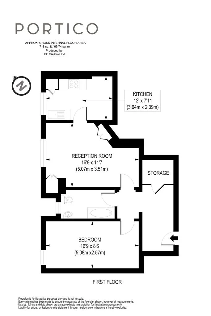 1 bedroom flat for rent