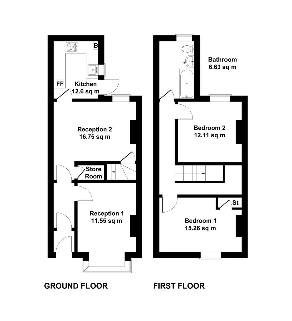 2 bedroom house for rent