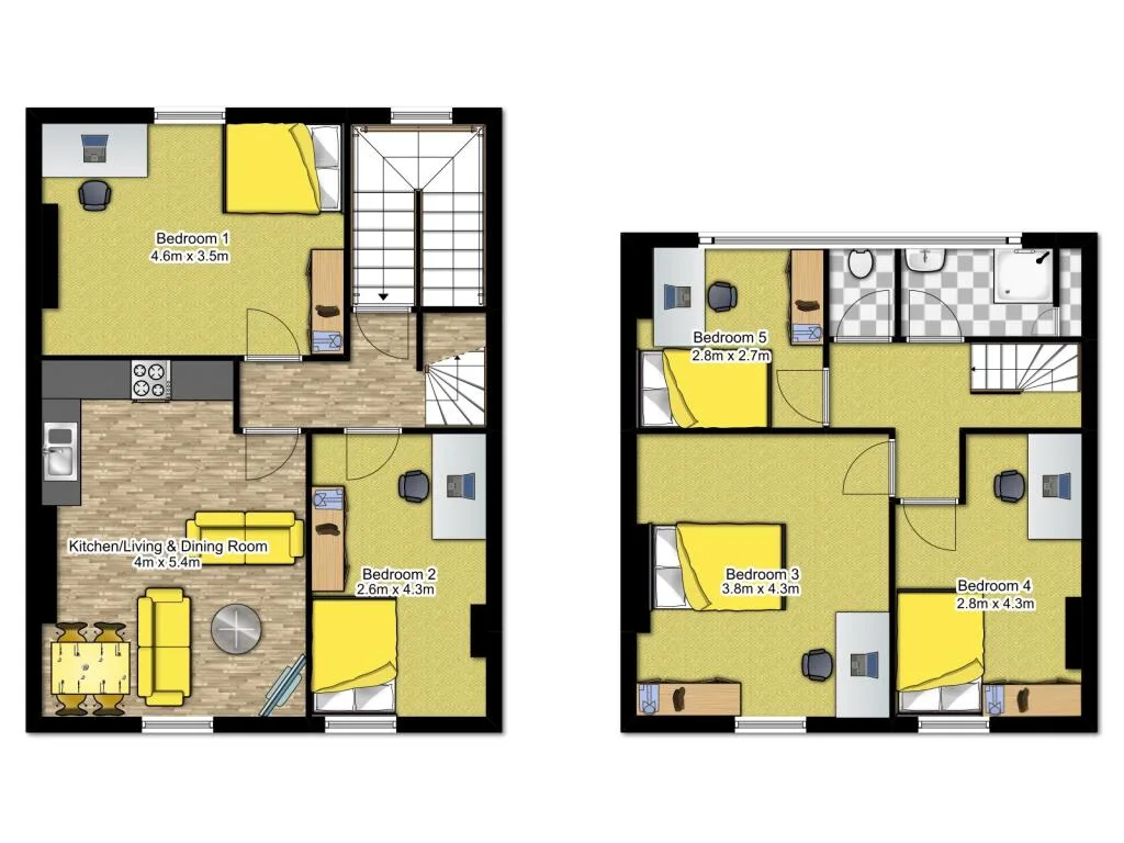 5 bedroom apartment for rent