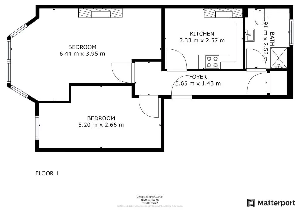 2 bedroom apartment for rent