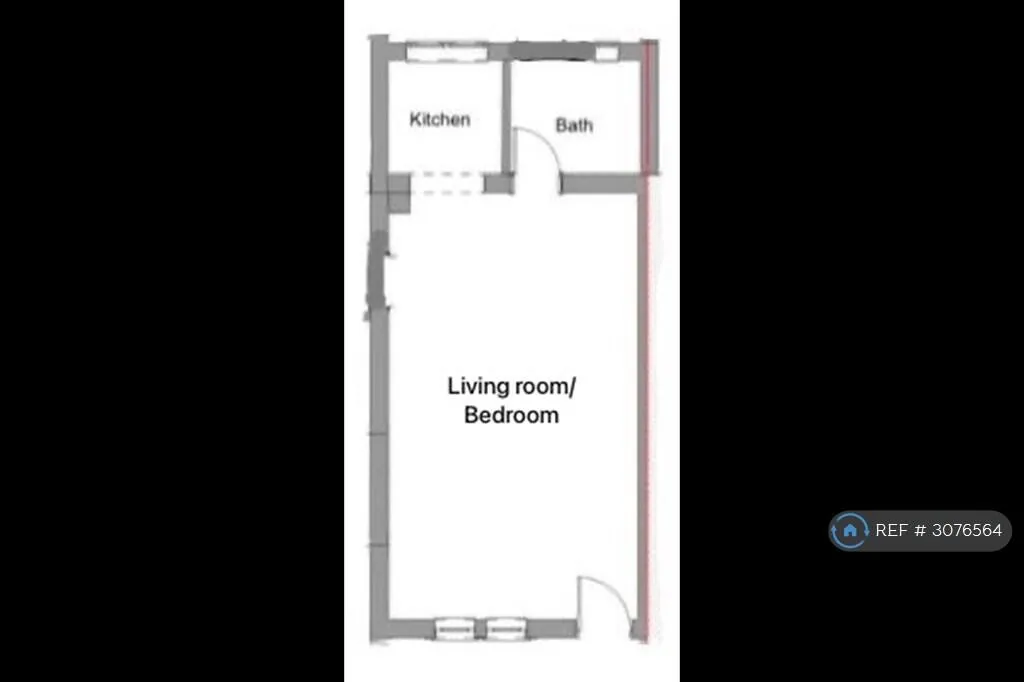 Studio flat for rent