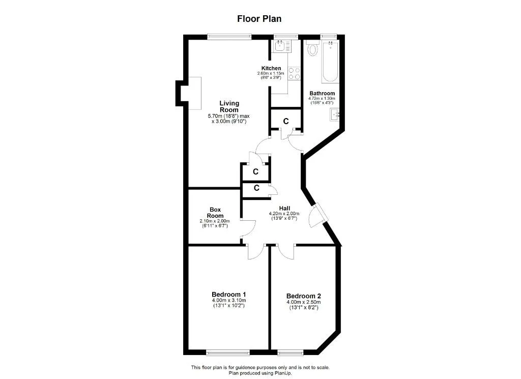 2 bedroom flat for rent
