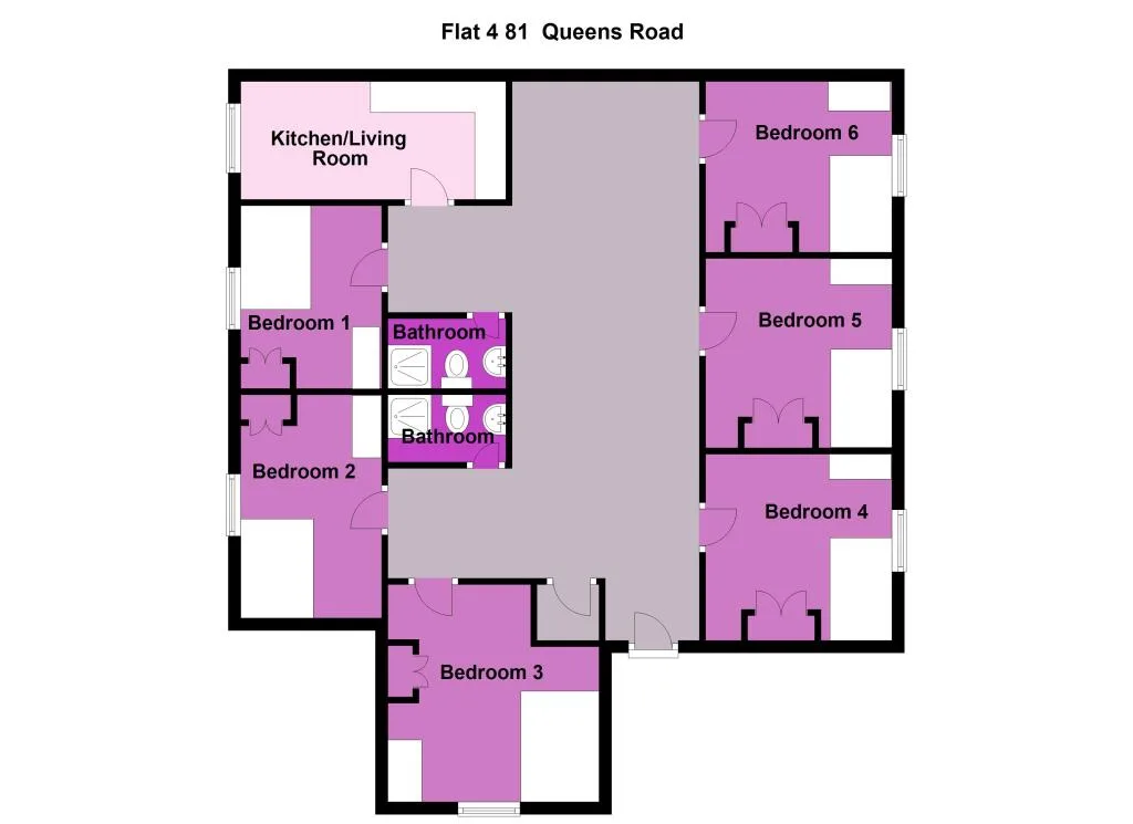 6 bedroom apartment for rent