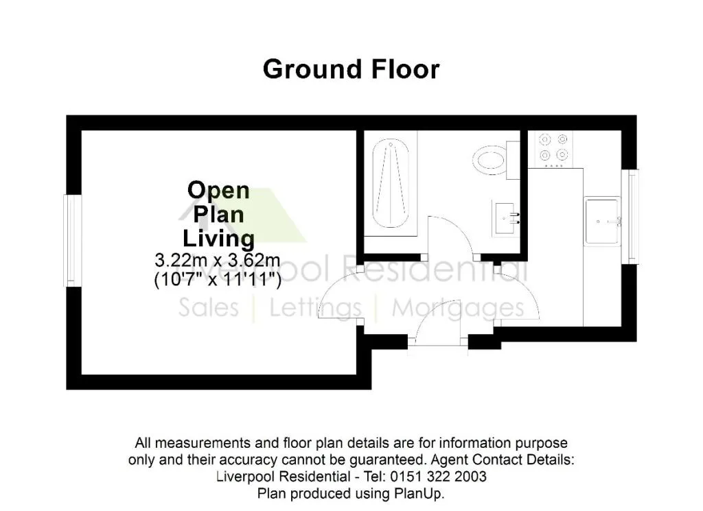 Studio apartment for rent