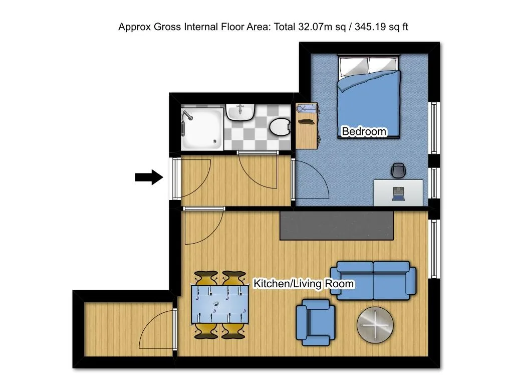 1 bedroom apartment for rent
