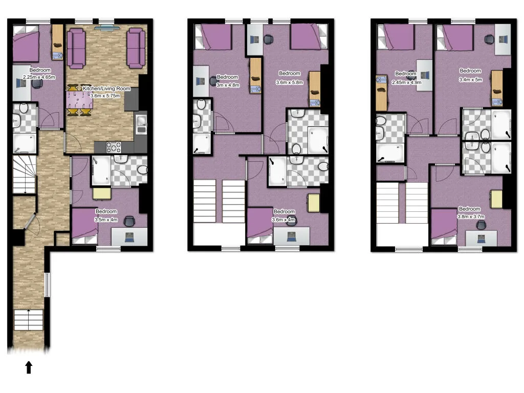 8 bedroom apartment for rent