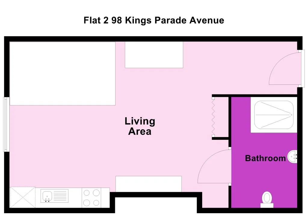 Studio flat for rent