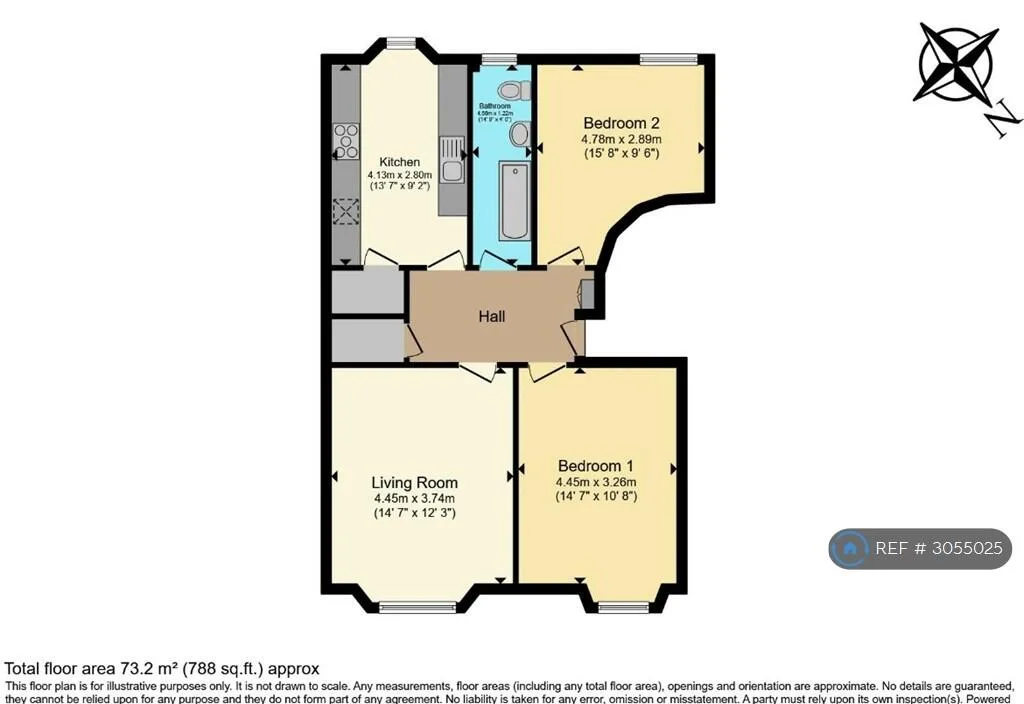 2 bedroom flat for rent