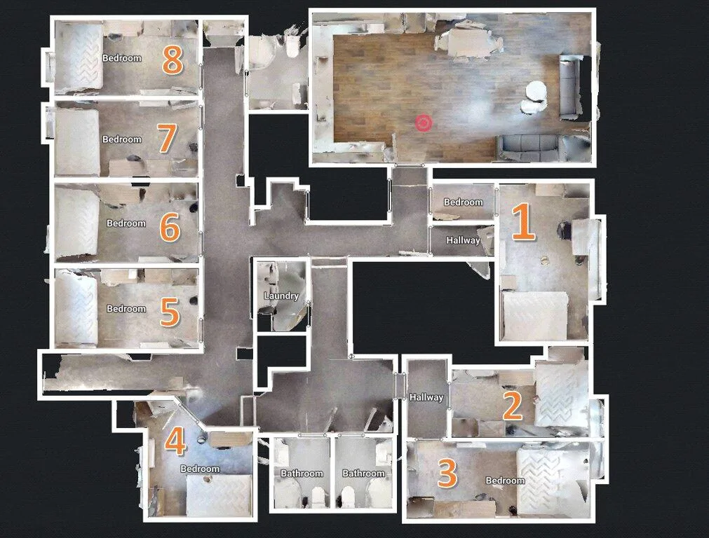 8 bedroom apartment for rent