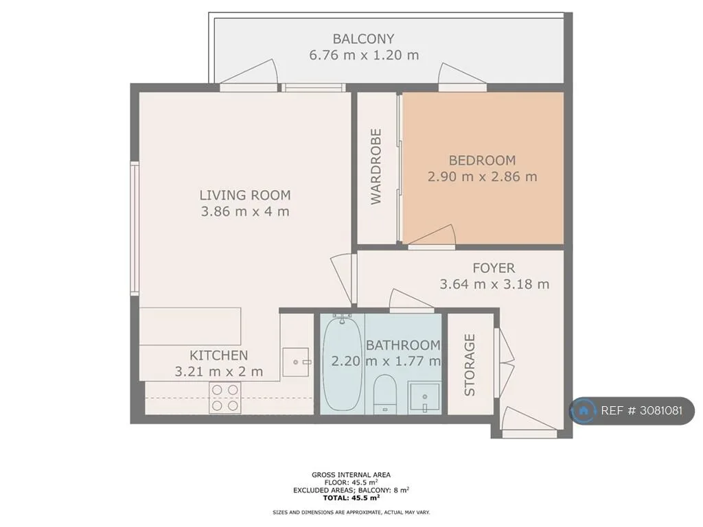 1 bedroom flat for rent