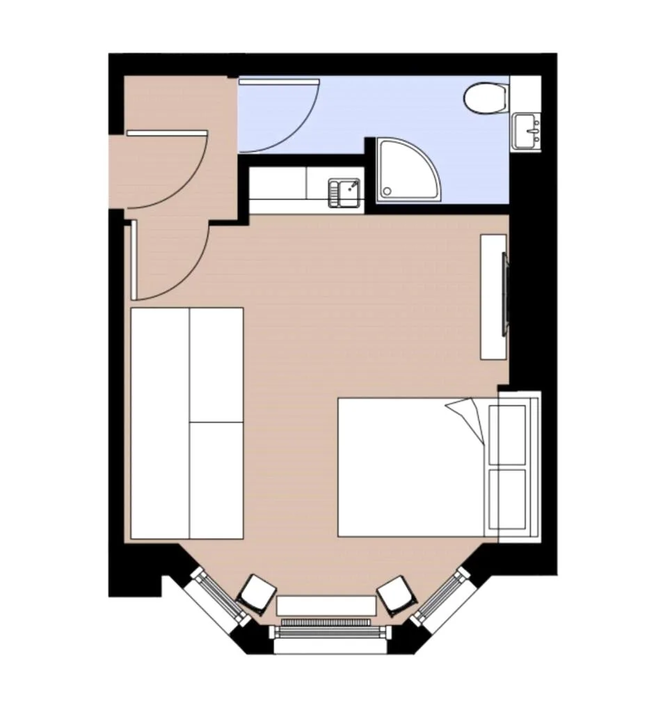 Studio flat for rent